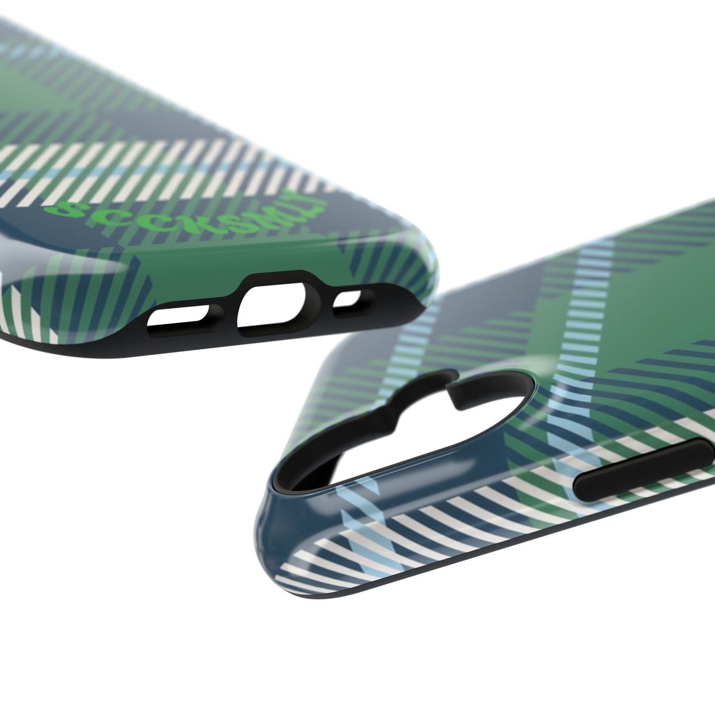 Earth and Sky Plaid Phone Case for Apple