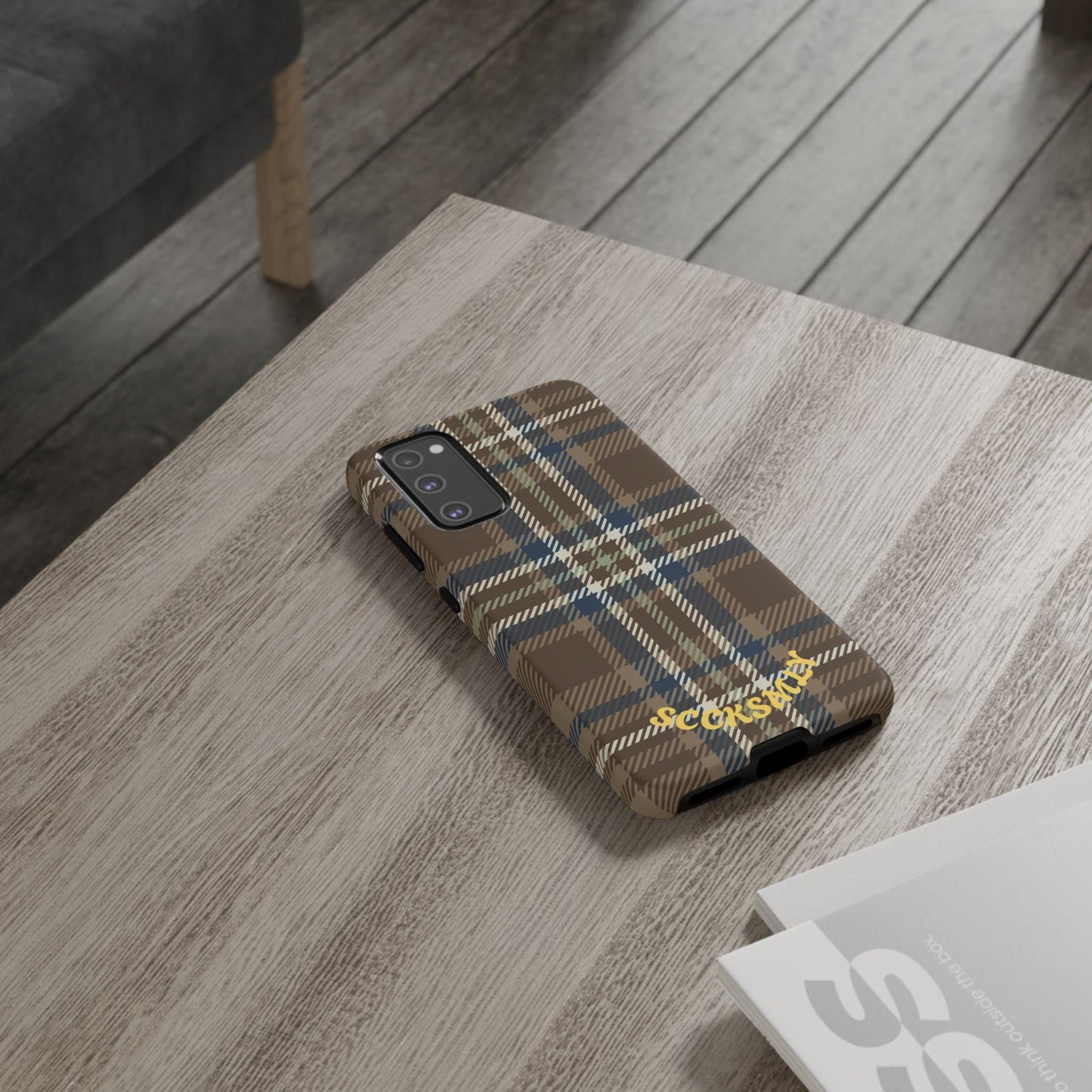 Earth and Sky Plaid Phone Case for Samsung