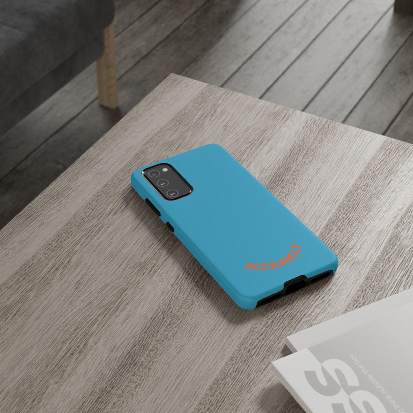 SOLID Blue Spook Tough Case for Samsung