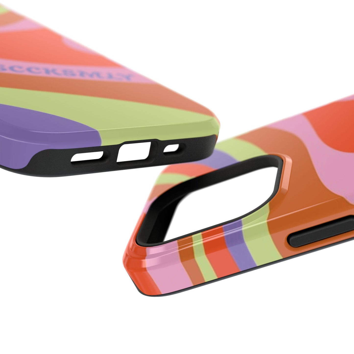 Curvy Swirl Phone Case for "IOS or Apple"
