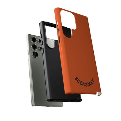SOLID Tangerine Tough Case for Samsung