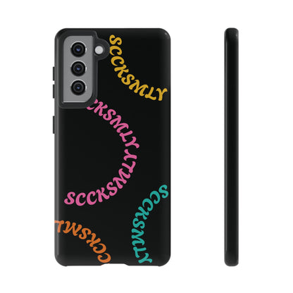 Y2K Wavy Script Tough Case for Samsung