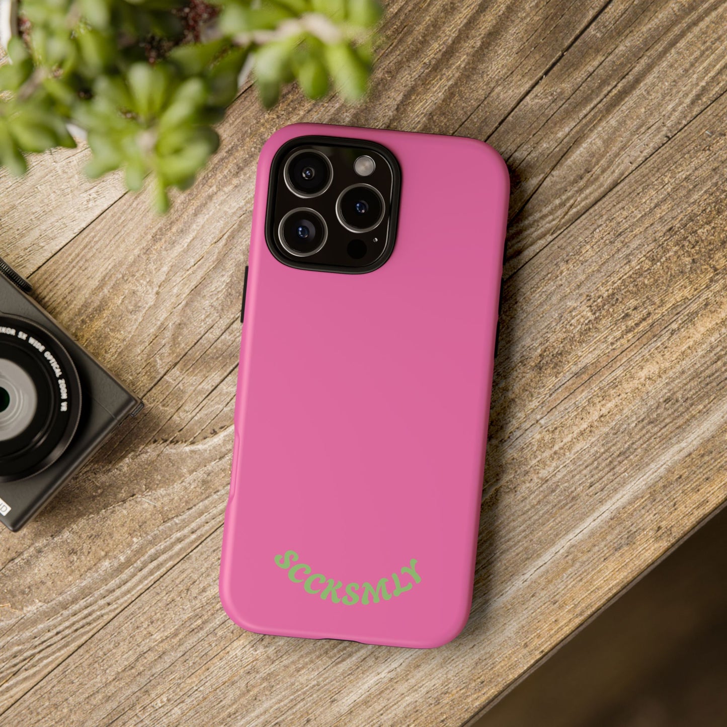 SOLID Sweet Static Pink Tough Case for Apple