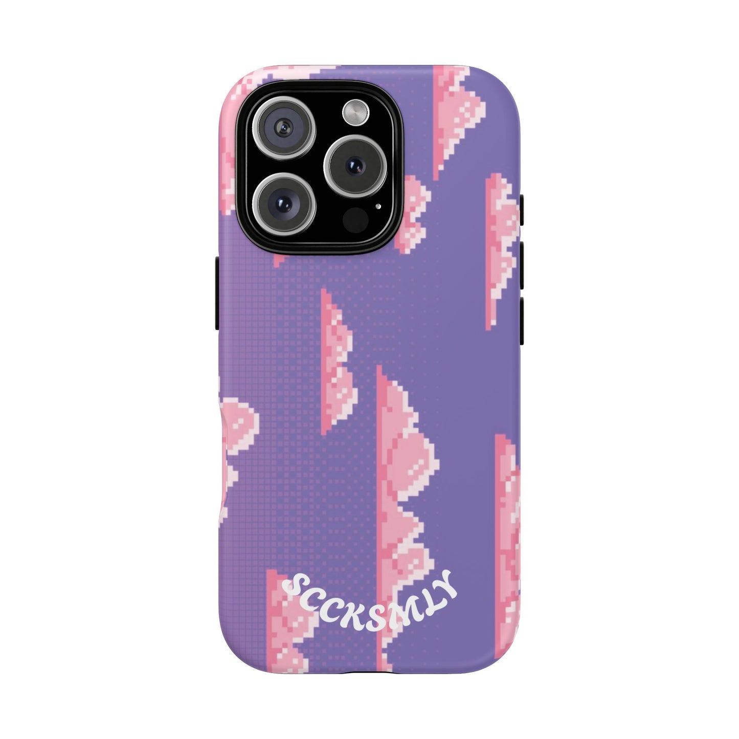 Purple Cotton Candy Sky Tough Phone Case for Apple