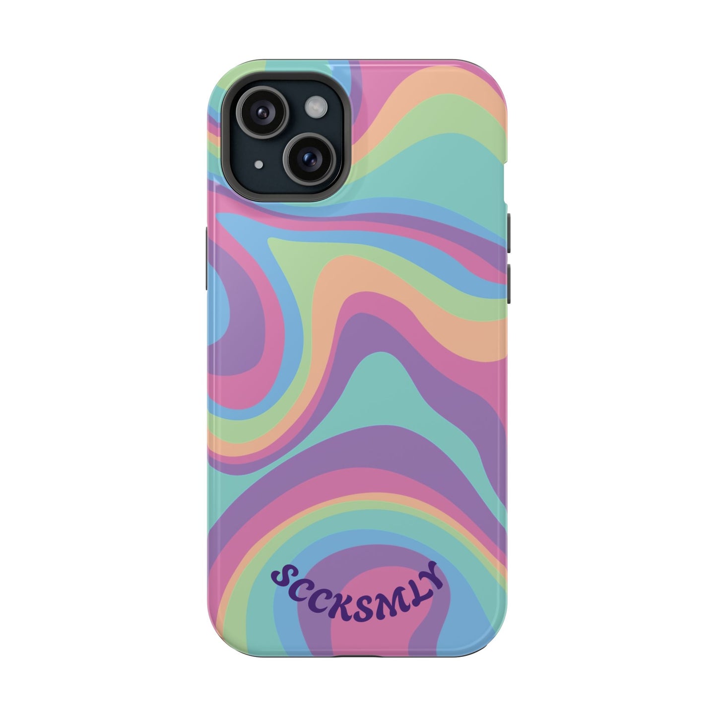 Pastel Swirl Phone Case for Apple