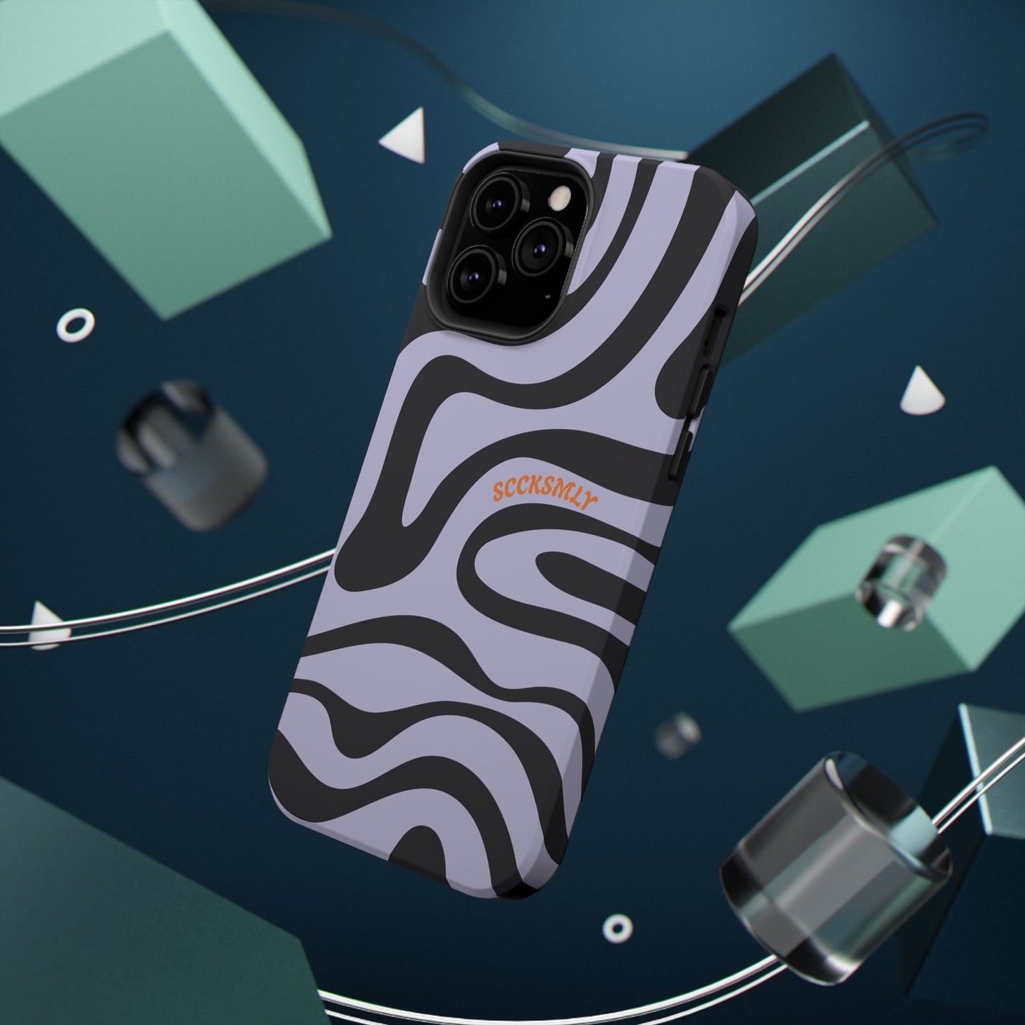 Purple Swirl Phone Case for Apple