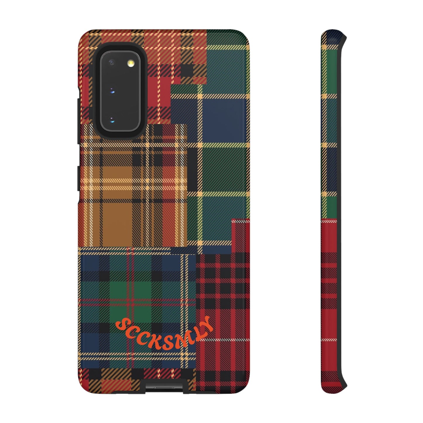 Heritage Hues Patchwork Tough Phone Case for Samsung