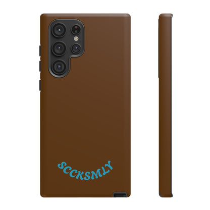 SOLID Chocolate Coco Tough Case for Samsung