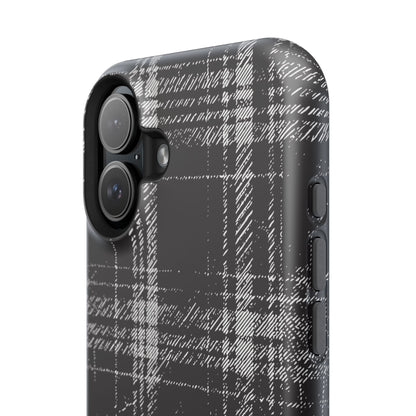 Smoky Grungy Plaid Phone Case for Apple