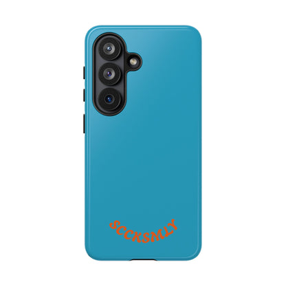 SOLID Blue Spook Tough Case for Samsung