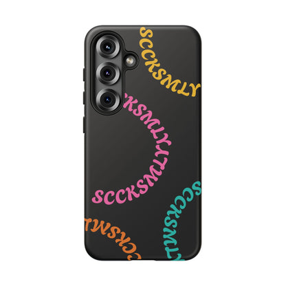 Y2K Wavy Script Tough Case for Samsung