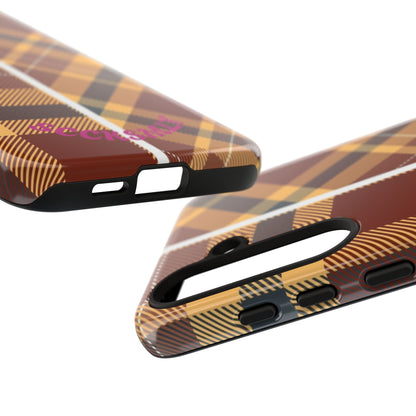 Autumn Plaid Phone Case for Samsung