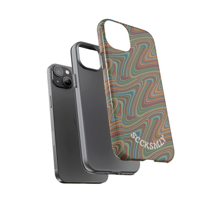 Earthly Waves Tough Phone Case for Apple