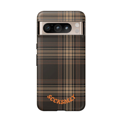 Brown Bread Plaid Tough Phone Case for Google Pixel