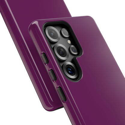 SOLID Amethyst Matte Tough Phone Case for Samsung