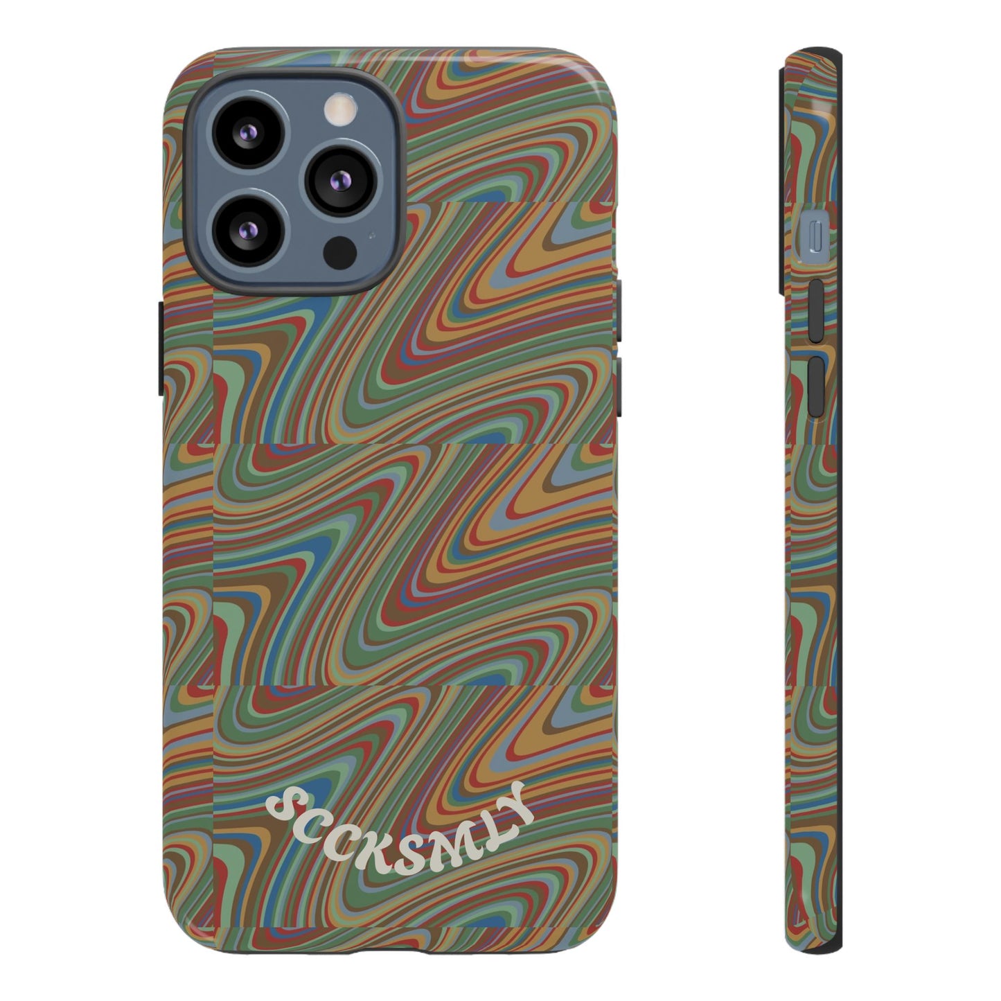 Earthly Waves Tough Phone Case for Apple