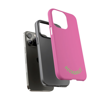 SOLID Sweet Static Pink Tough Case for Apple