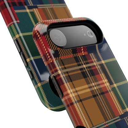 Heritage Hues Patchwork Tough Phone Case for Apple
