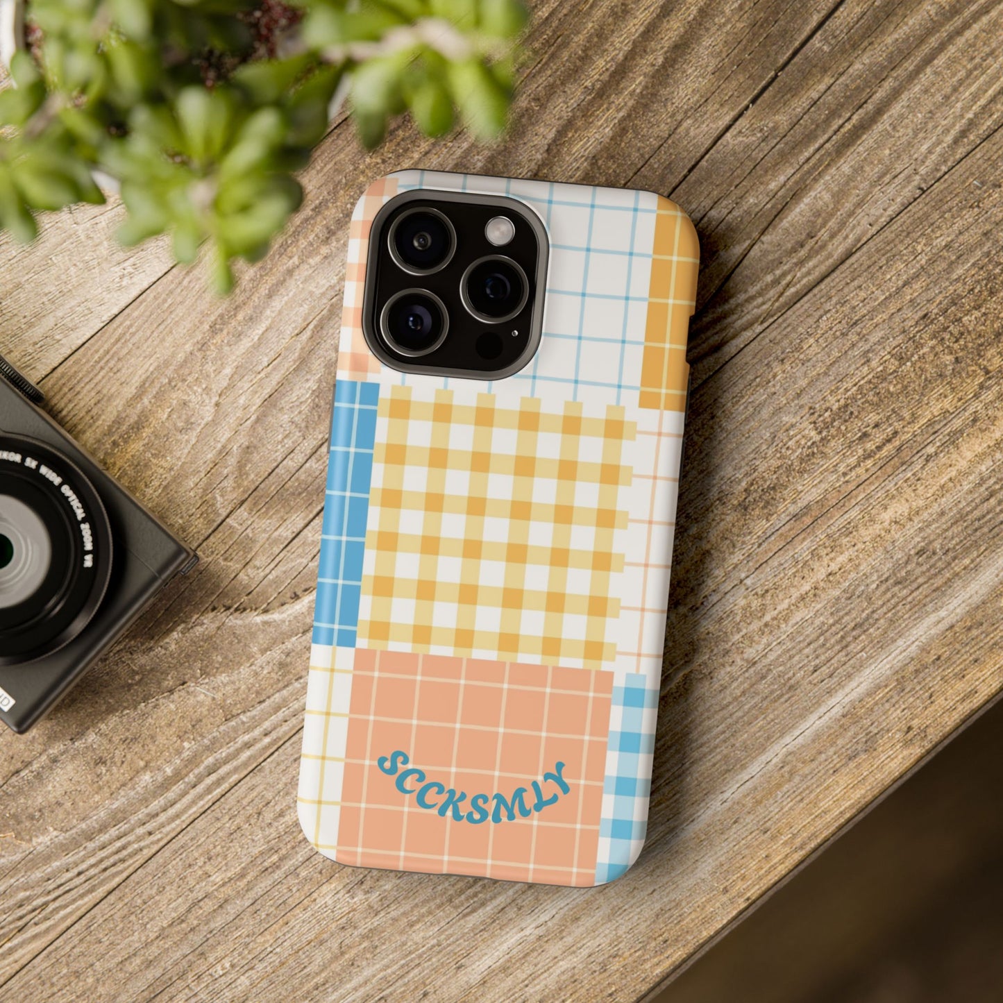 Joy Checkmate Phone Case for Apple