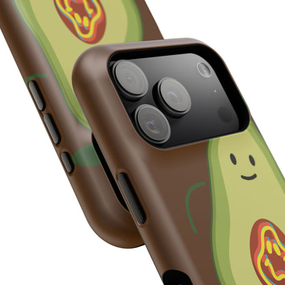 Playful Vegan Avocado Tough Phone Case Apple