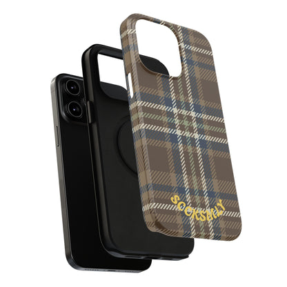 Earth and Sky Plaid Phone Case for Apple