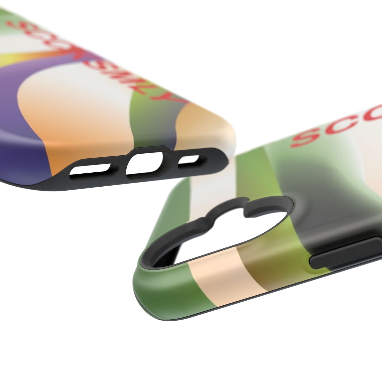 Green Waves Phone Case for "IOS or Apple"