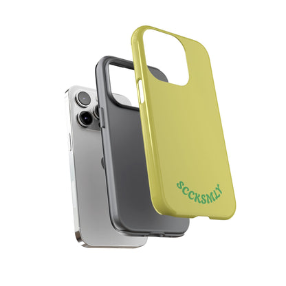 SOLID Lemon Pop Tough Case for Apple