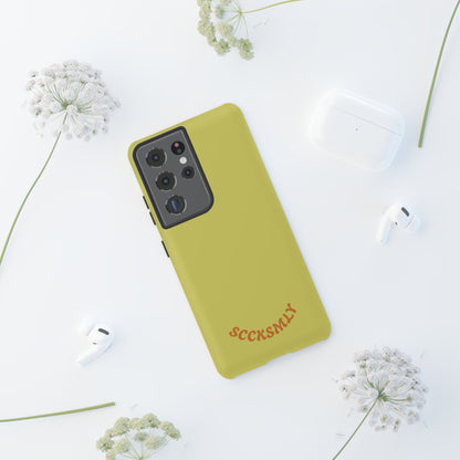 SOLID Lemon Dijon Glaze Tough Case for Samsung