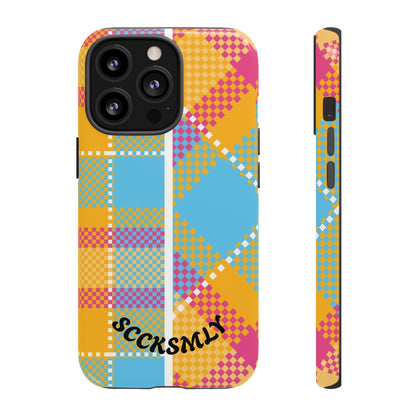 Pattern Punch Phone Case for Apple