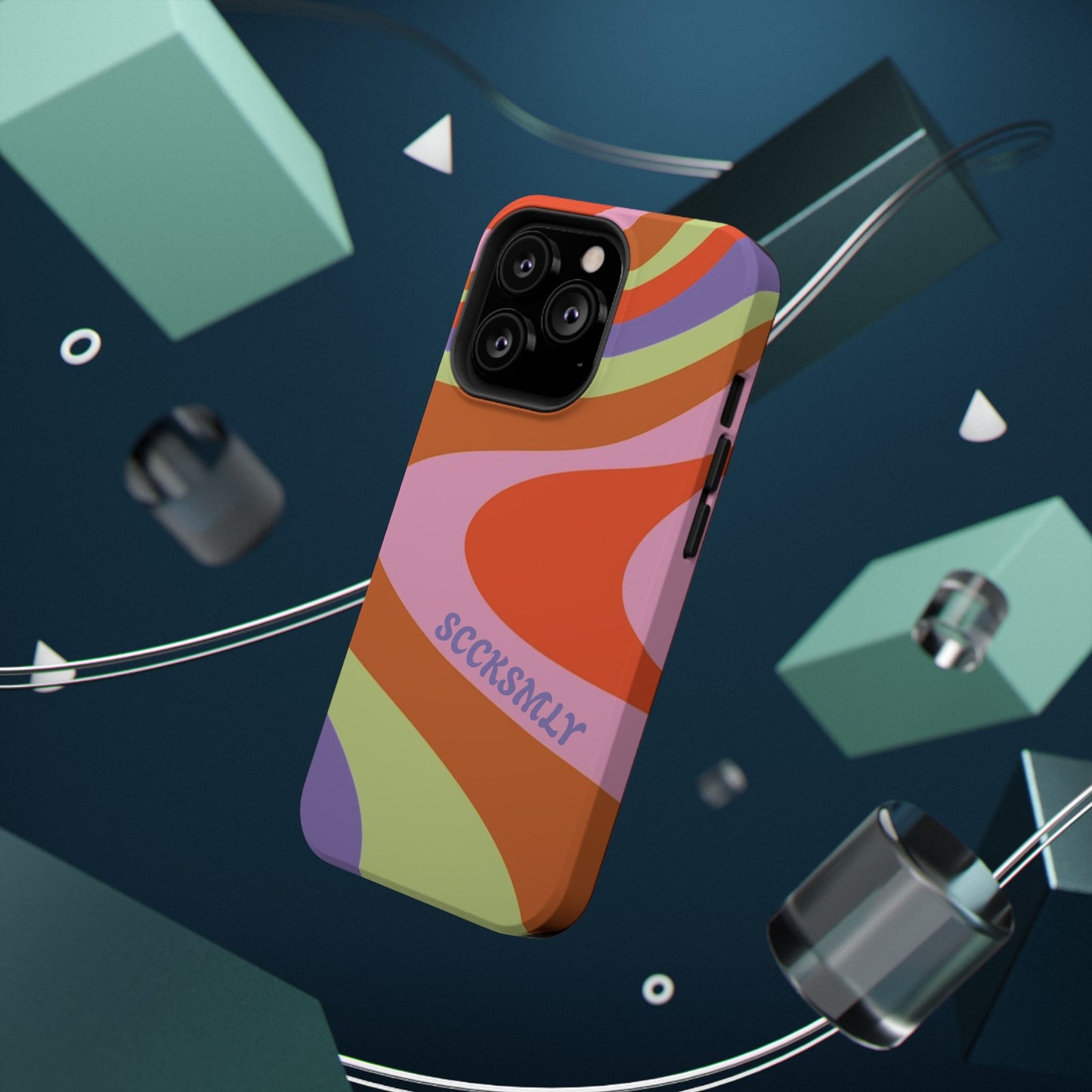 Curvy Swirl Phone Case for Apple