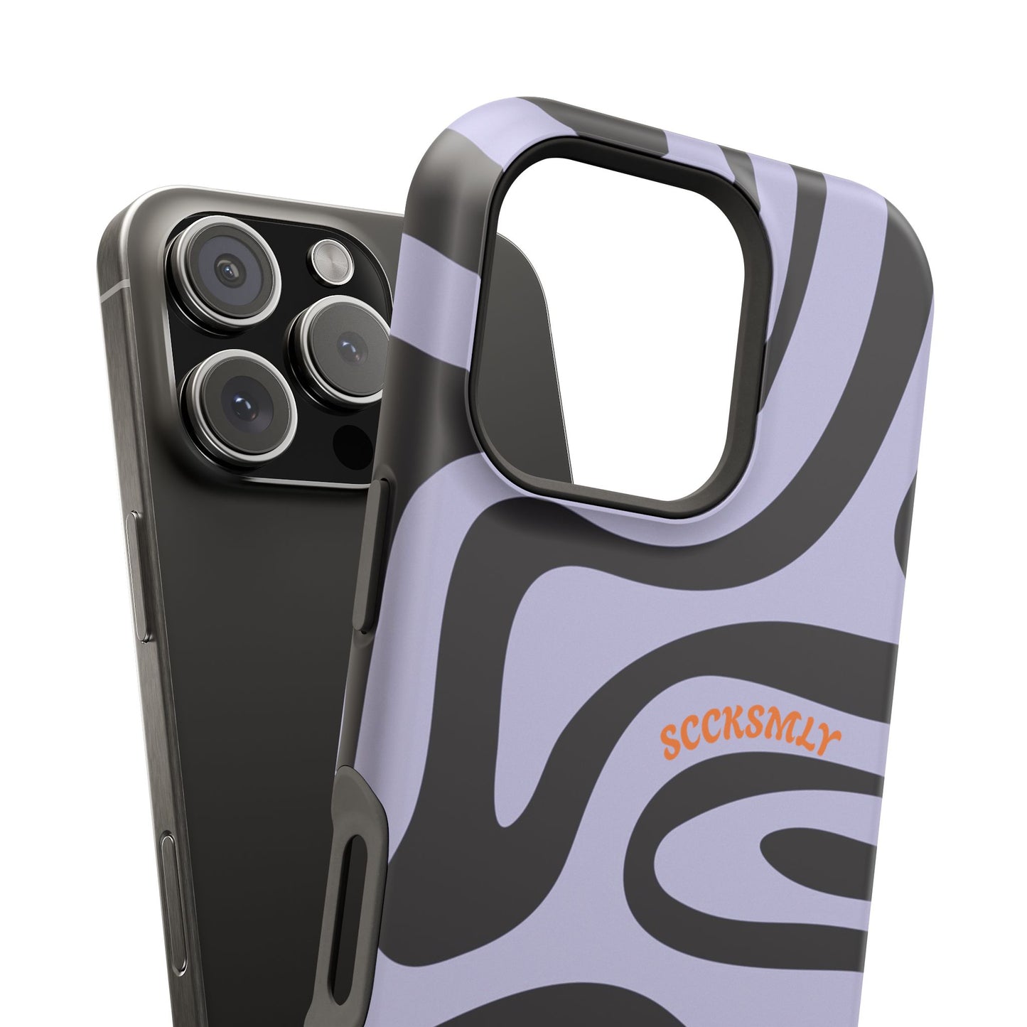 Purple Swirl Phone Case for Apple