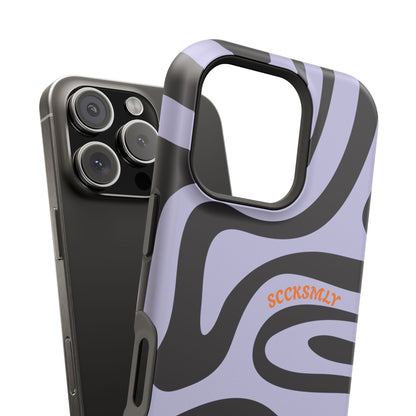 Purple Swirl Phone Case for Apple