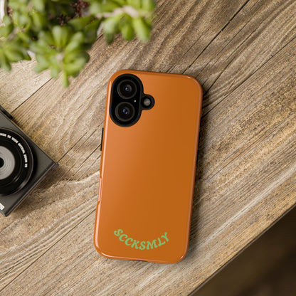 SOLID Terracotta Caoal Tough Case for Apple