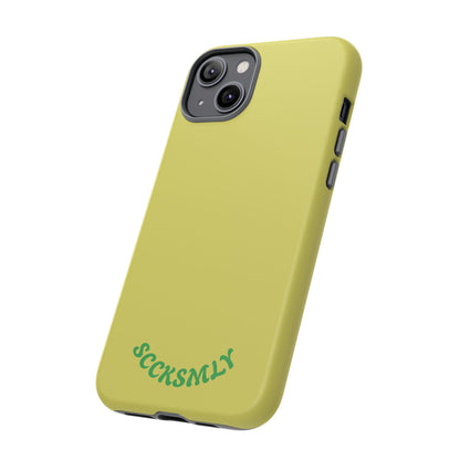 SOLID Lemon Pop Tough Case for Apple