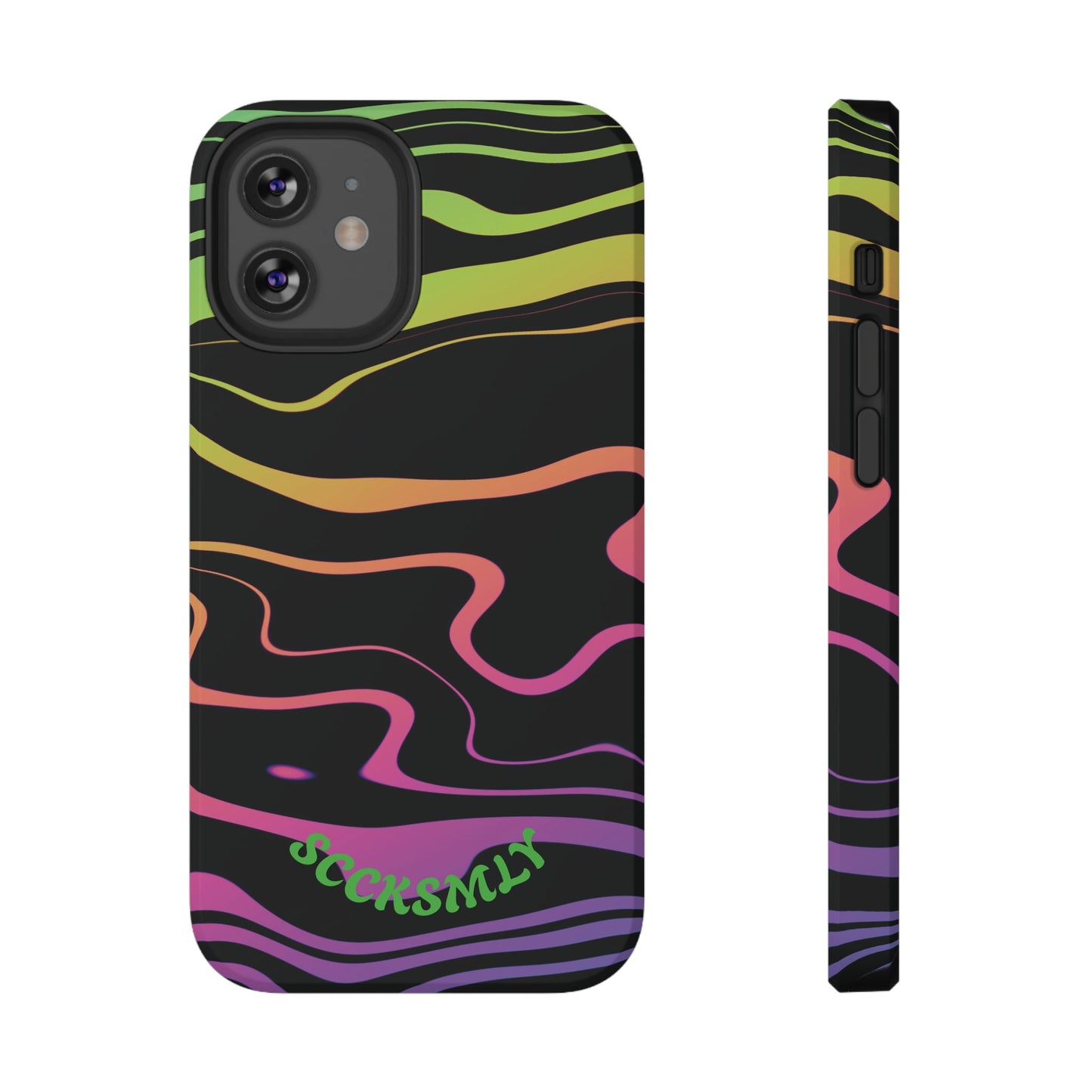 Dark Rainbow Phone Case for Apple