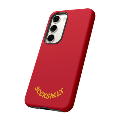 SOLID Calm Cherry Tough Case for Samsung