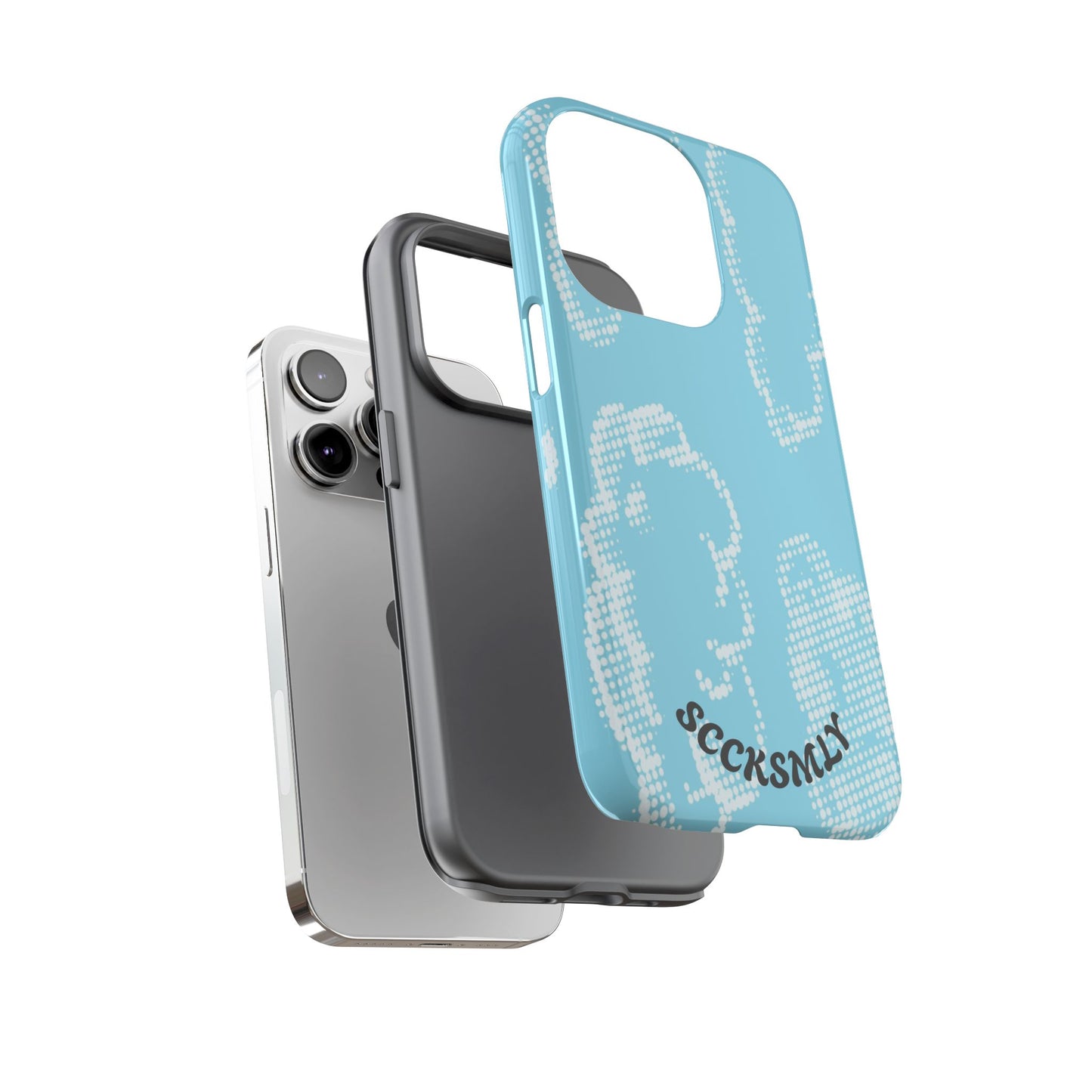Comic Dot Sky Tough Phone Case for Apple