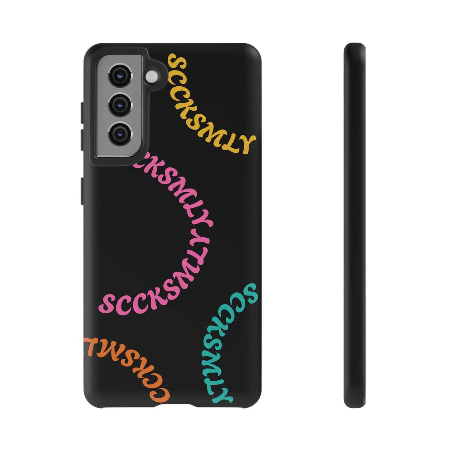 Y2K Wavy Script Tough Case for Samsung