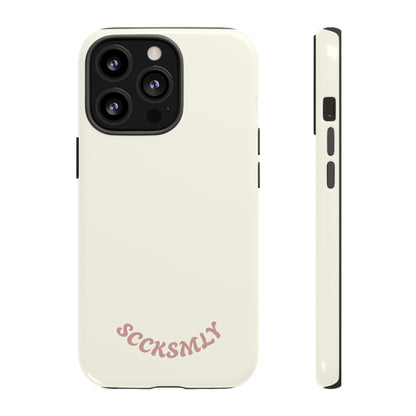Sweet Oat Milk Tough Phone Case for Apple