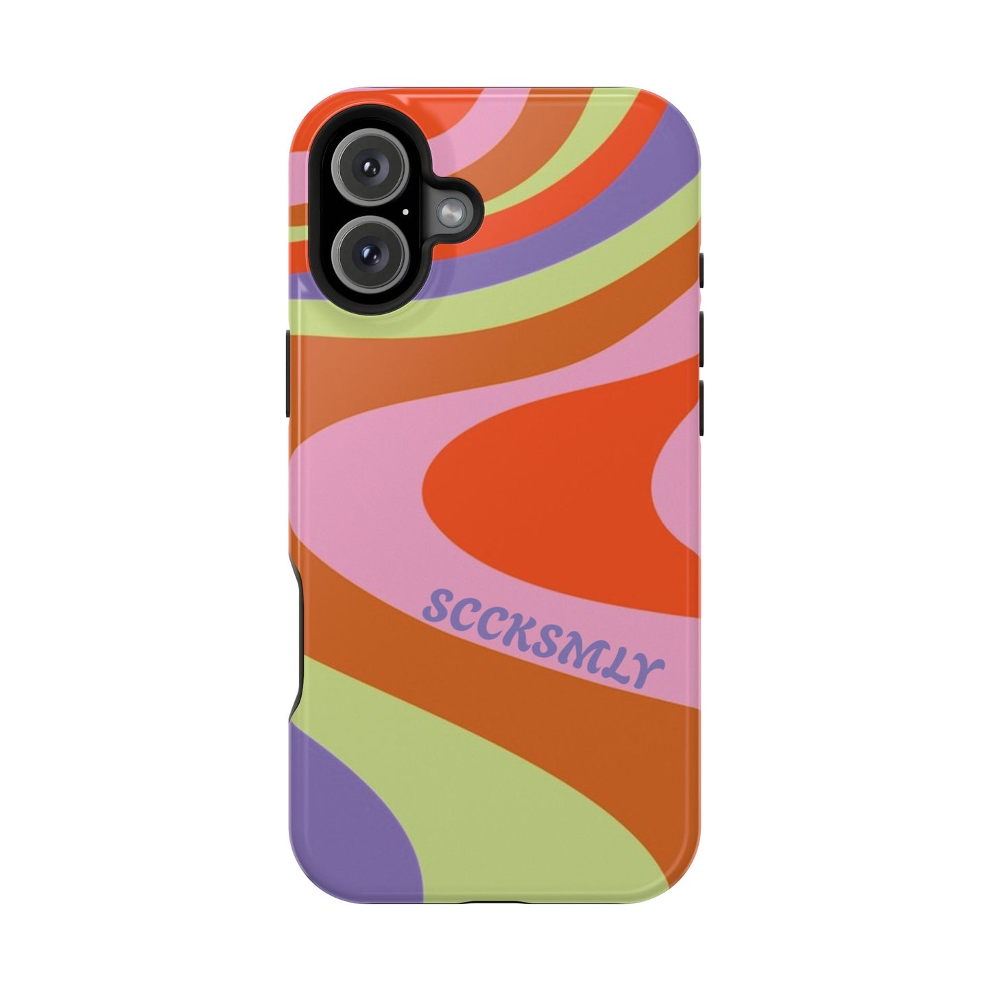 Curvy Swirl Phone Case for "IOS or Apple"