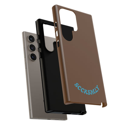 SOLID Chocolate Coco Tough Case for Samsung