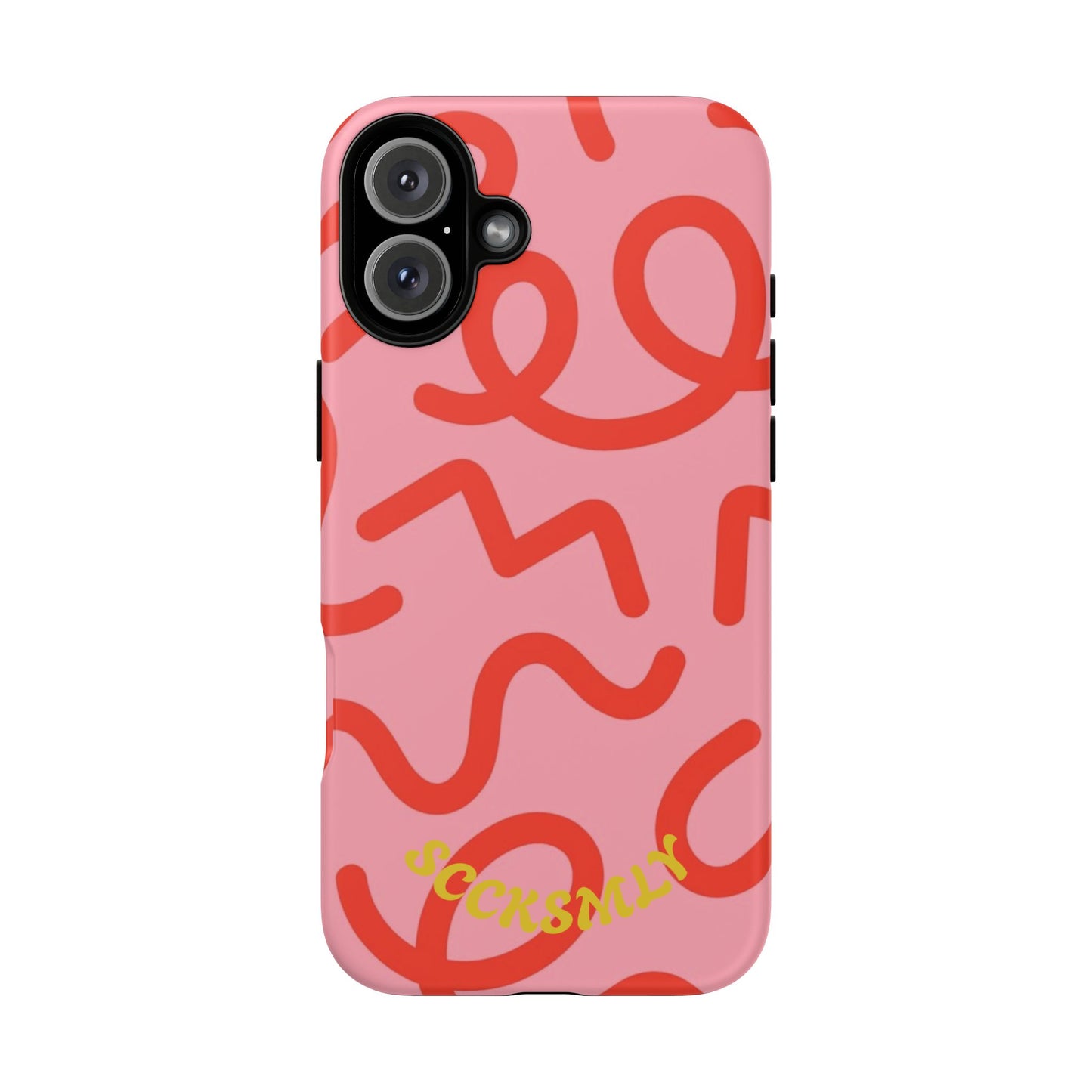 Red Candy Swirls Tough Case for Apple