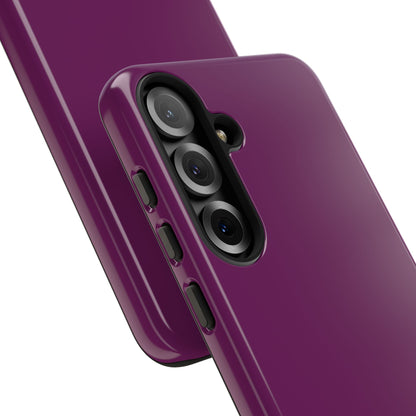 SOLID Amethyst Matte Tough Phone Case for Samsung