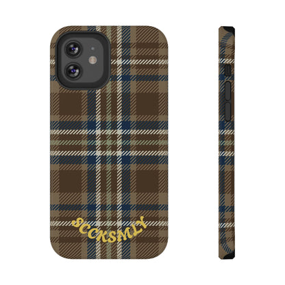 Earth and Sky Plaid Phone Case for Apple
