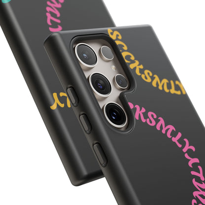 Y2K Wavy Script Tough Case for Samsung