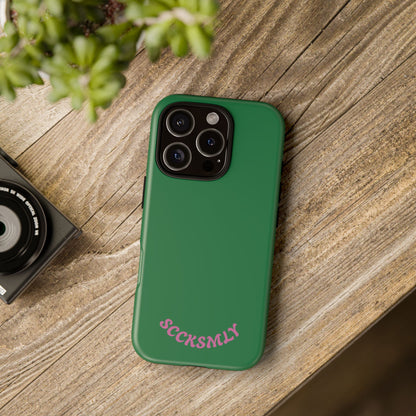 SOLID Garden Pink Tough Case for Apple