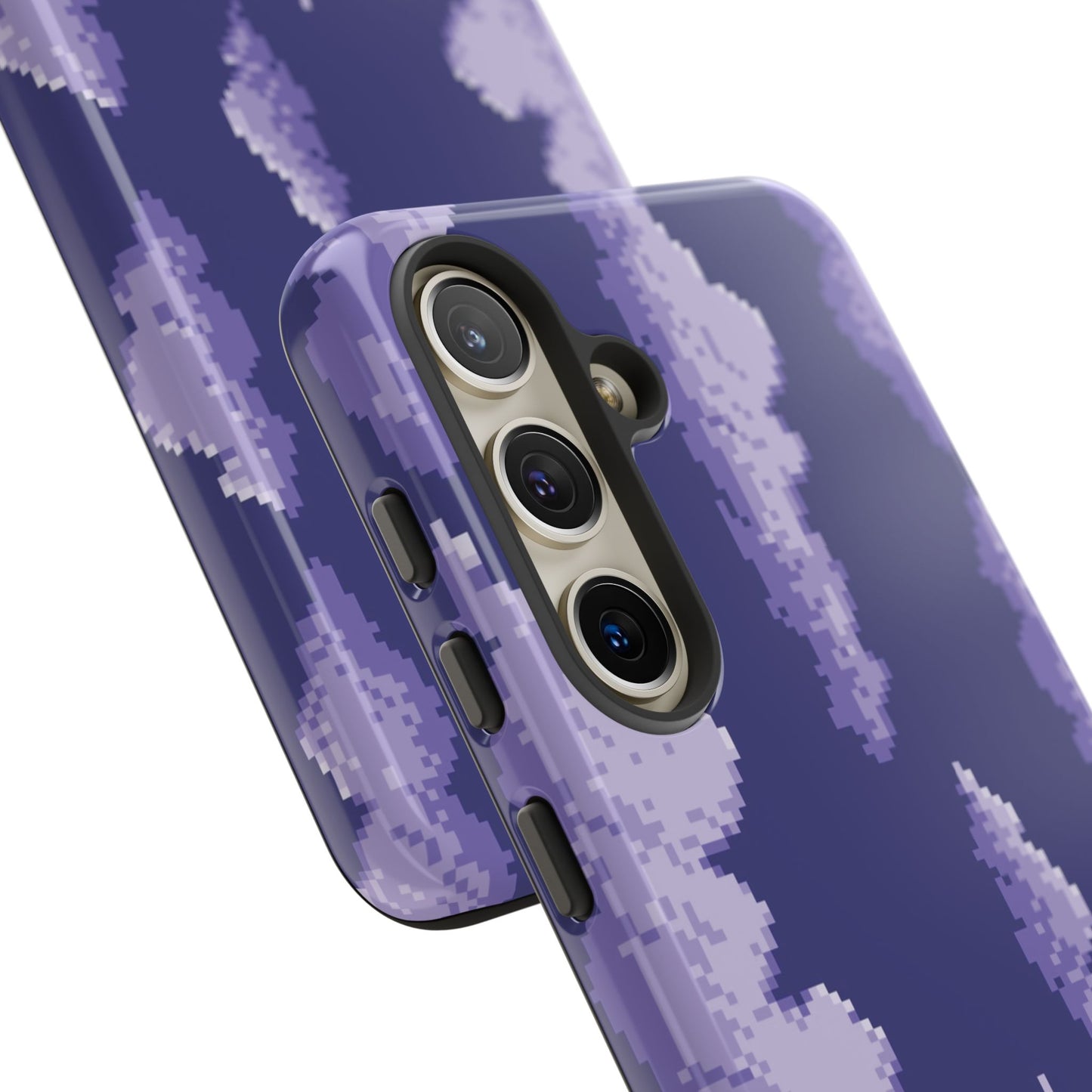 Lilac Pixel Cloud Tough Phone Case for Samsung