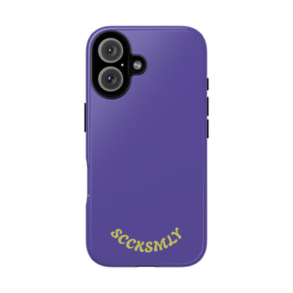 SOLID Dreamy Dusk Purple Tough Case for Apple