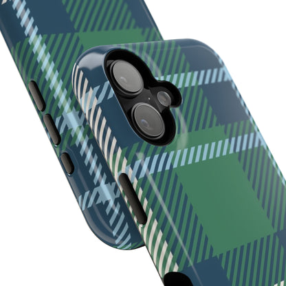 Earth and Sky Plaid Phone Case for Apple