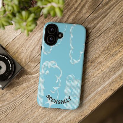 Comic Dot Sky Tough Phone Case for Apple